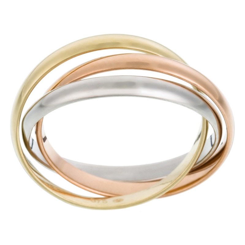 Bague 'Liberté' Or tricolore - vue 4