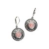 Boucle d'oreilles 'Coquito' Rhodochrosite 2,2ct/2 et Argent Massif 925/1000 - vue V1