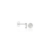 Boucles d'oreilles Or Blanc et Diamant - vue V1