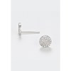 Boucles d'oreilles Or Blanc et Diamant - vue V3