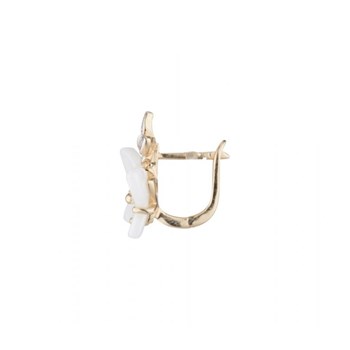 Boucles d'oreilles 'Izia' Or jaune et Diamant