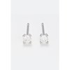 Boucles d'oreilles Or Blanc et Diamant - vue V3