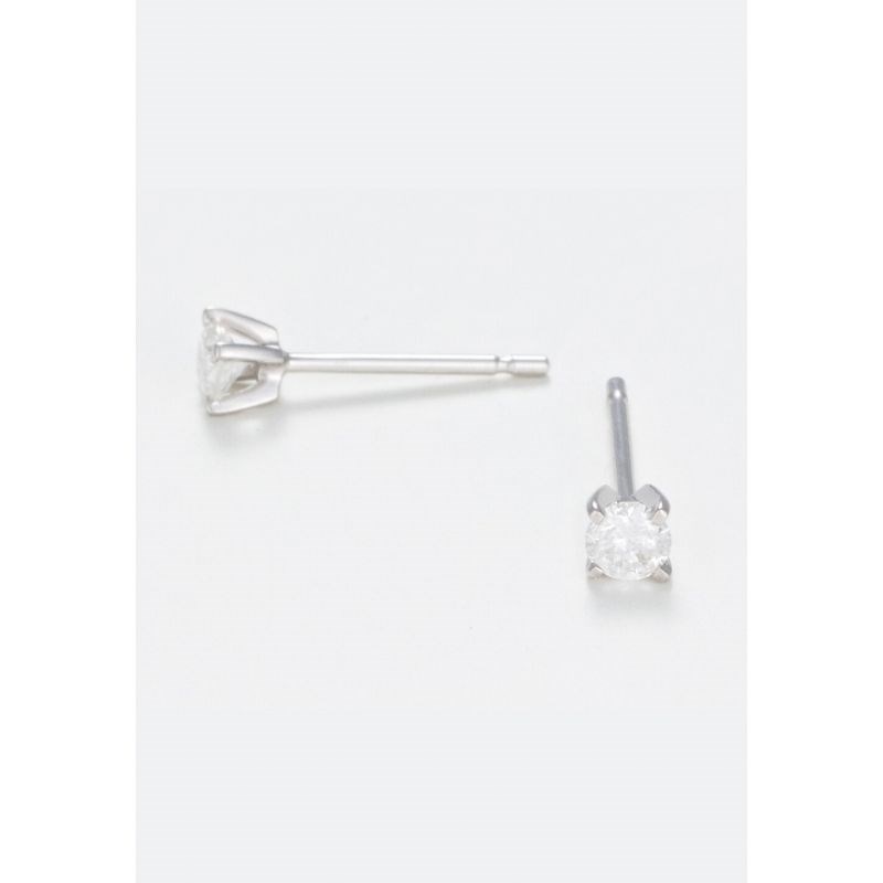 Boucles d'oreilles Or Blanc et Diamant - vue 4