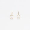 Boucles d'oreilles 'Nymphe Antique' Or jaune et Diamant - vue V4