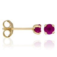 Boucles d'oreilles Or jaune  et pierres