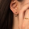 Boucles d'oreilles Or jaune  et pierres - vue V3