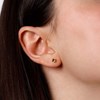 Boucles d'oreilles Or jaune et Citrine - vue V2