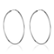 Boucles d'oreilles 'Vibration' Or blanc