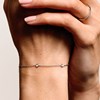 Bracelet 'Rayonnant' Or blanc et Diamant - vue V2