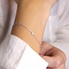 Bracelet 'Rayonnant' Or blanc et Diamant - vue V3