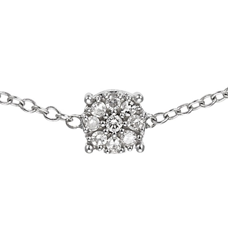 Bracelet 'Rome Radieuse' Or blanc et Diamant - vue 4