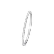 Bague ' Axelle' Or blanc et Diamant