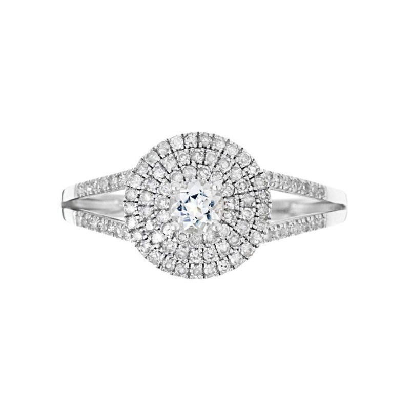 Bague 'Elora' Or blanc et Diamant - vue 5