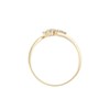 Bague ' Amandine' Or jaune et Diamant - vue V4