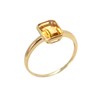 Bague 'Adeline' Or jaune et Citrine - vue V1
