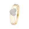 Bague ' Virginie' Or jaune et Diamant - vue V1