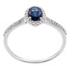 Bague 'Royal Blue Saphir' Or blanc et Diamants - vue V4