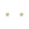 Boucles d'oreilles or jaune et oxydes de zirconium 'For Her' - vue V1