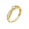 Bague 'Affection Majestueuse' Or jaune et Diamant - vue V1