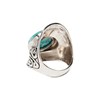 Bague 'Anís' Turquoise 4,50ct et Argent Massif 925/1000 - vue V3