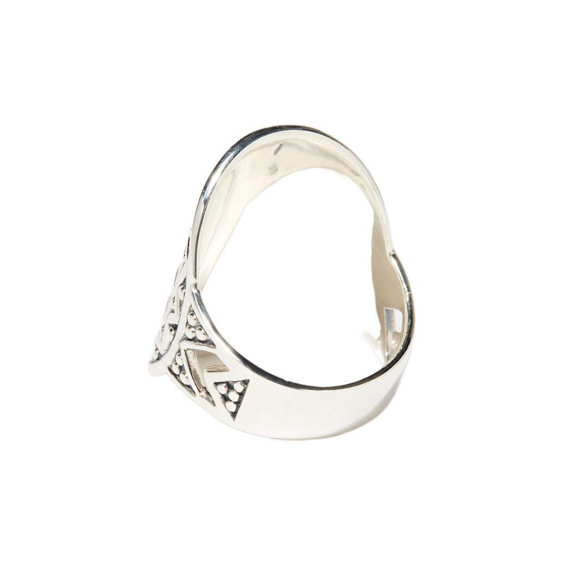 Bague 'Pacha' Argent Massif 925/1000 - vue 3