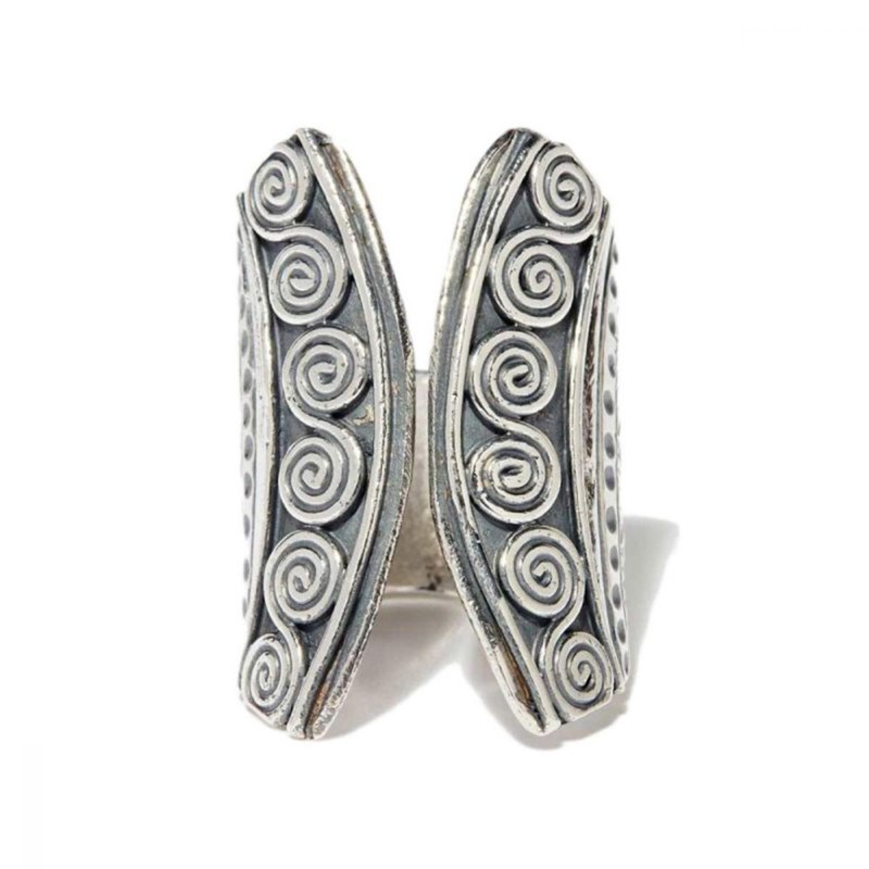 Bague 'Mimosa' Argent Massif 925/1000