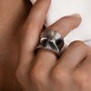 Bague 'Nogal' Argent Massif 925/1000 - vue V2