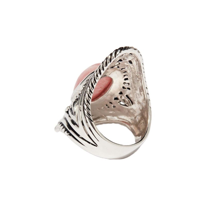 Bague 'Salvia' Rhodochrosite 4,50ct et Argent Massif 925/1000 - vue 3