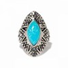 Bague 'Algarrobo' Turquoise 1,80ct et Argent Massif 925/1000 - vue V1