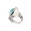 Bague 'Algarrobo' Turquoise 1,80ct et Argent Massif 925/1000 - vue V3