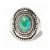 Bague 'Espadaña' Turquoise 0,29ct et Argent Massif 925/1000 - vue V1