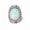 Bague 'Fucsia' Larimar 4,99ct et Argent Massif 925/1000 - vue V1