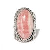 Bague 'Rosa' Rhodochrosite 14,40ct et Argent Massif 925/1000 - vue V1