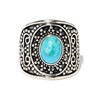 Bague 'HueledeNoche' Turquoise 0,72ct et Argent Massif 925/1000 - vue V1