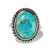 Bague 'Coco' Turquoise 5,40ct et Argent Massif 925/1000 - vue V1