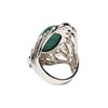 Bague 'Tuna' Malachite 6,30ct et Argent Massif 925/1000 - vue V3