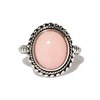 Bague 'Totora' Opale rose 2,70ct et Argent Massif 925/1000 - vue V1