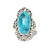 Bague 'Gladiolo' Turquoise 7,57ct et Argent Massif 925/1000 - vue V1