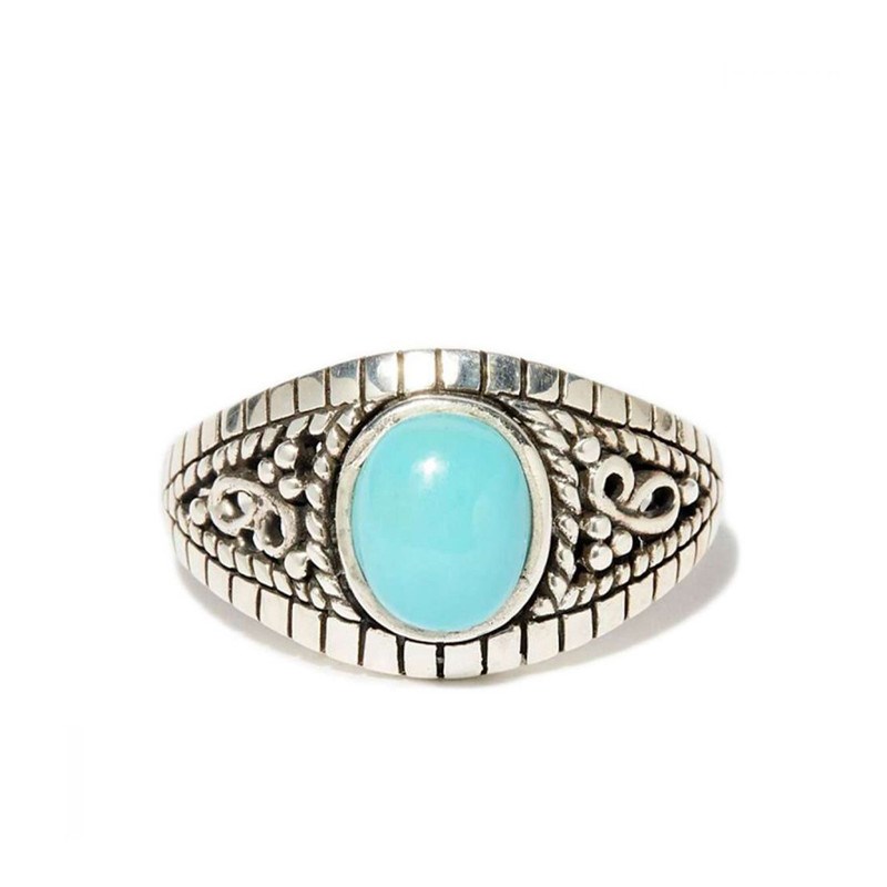 Bague 'Fresia' Turquoise 0,22ct et Argent Massif 925/1000