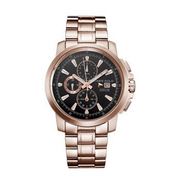 Montre chronographe bracelet acier inoxydable CONTENDER