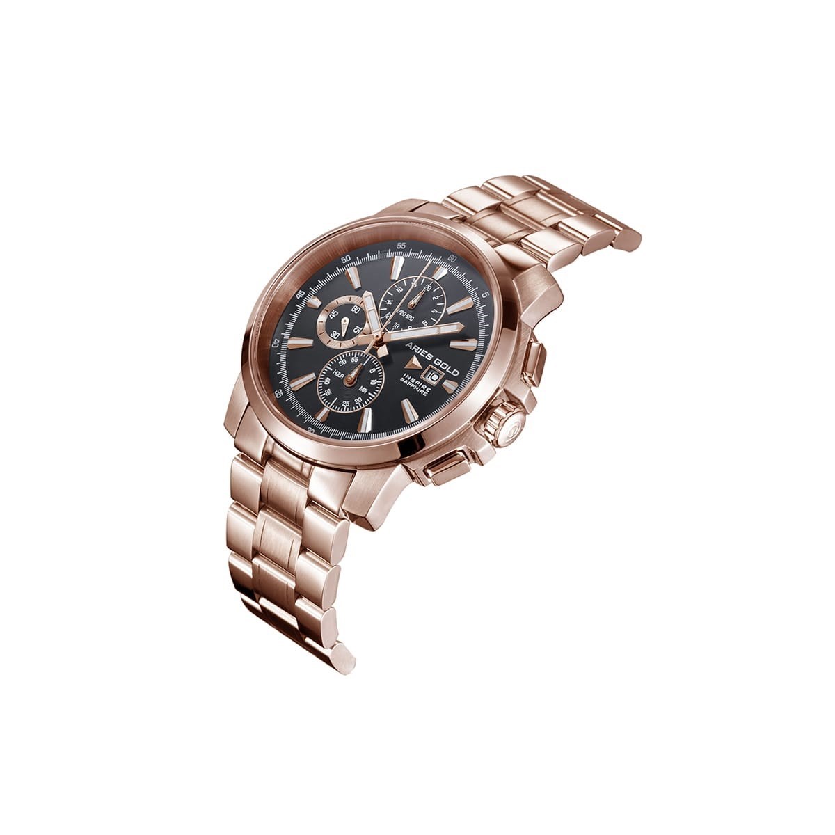Montre chronographe bracelet acier inoxydable CONTENDER - vue 2