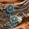 Boucles d'oreilles argent massif et pierre naturelle - vue V4