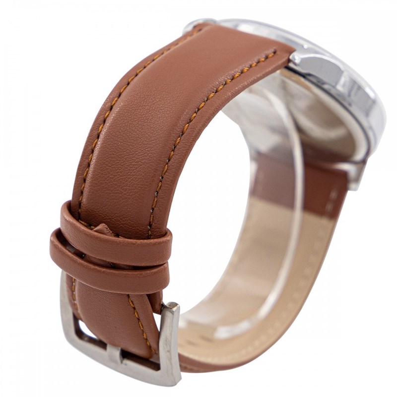 Montre Homme M. JOHN bracelet Cuir Marron - vue 3