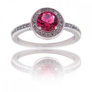 Bague Femme Rhodium DELA