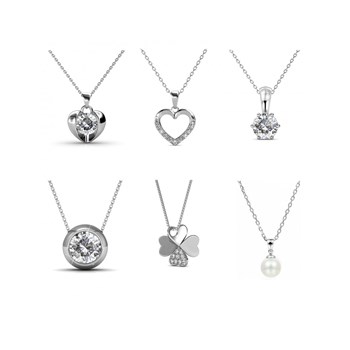Valentine's Day Calendar - 14 Jewels - Silver Finish
