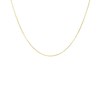 Collier Chaine Or 18 Carats 750/000 Jaune Forçat Diamantée - Femme ou Enfant - vue V1