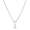 Pendentif 'Flavia' Or blanc et Diamant - vue V1