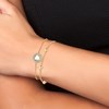 Lot de 2 bracelets SC Bohème en Acier Finement doré orné de cristaux scintillants - vue V2