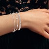 Lot de 3 bracelets SC Crystal en Acier Rhodié argenté - vue V2