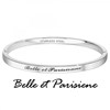 Belle et Parisienne - Bracelet SC Crystal en Acier Rhodié argenté - vue V3